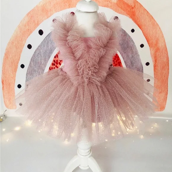 handmade baby birthday dresses Berry First Birthday Dress main image 0